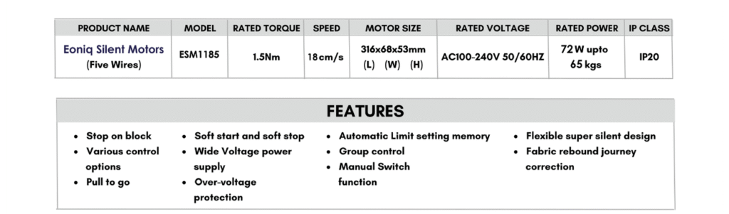 silent motors features